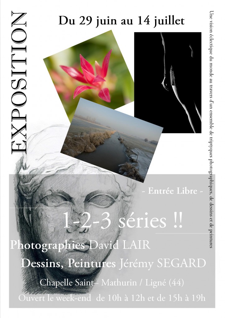 Affiche exposition David Lair à Ligné Affiche exposition David Lair à Ligné