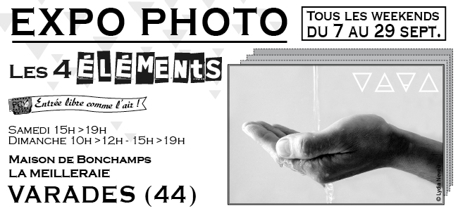 Exposition du photo club de Varades, les 4 éléments